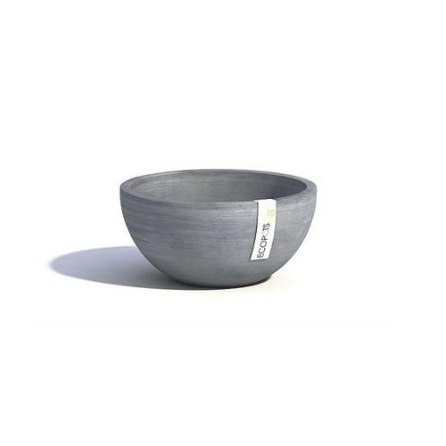 Кашпо Brussels, 25х12 см, серо-голубое 74.001.27B ECOPOTS