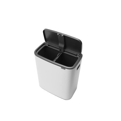 Мусорный бак Bo Touch Bin (2x30 л), белый 221408 Brabantia