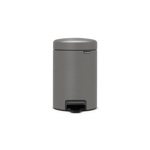 Мусорный бак с педалью newIcon (3 л), 16.8х23.5х26.4 см, серый 126260 Brabantia