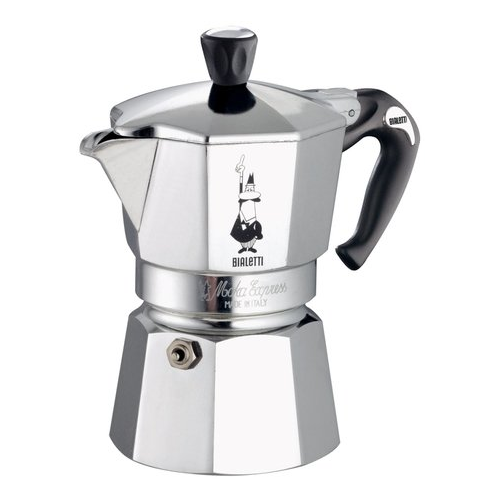 Гейзерная кофеварка Moka Express (0.05 л), на 1 чашку 0001161 Bialetti