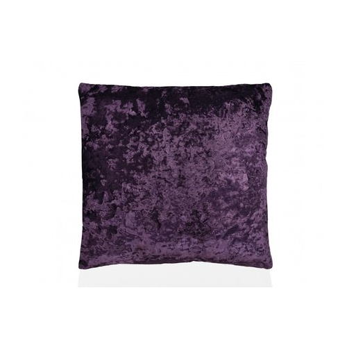 Подушка бархатная Purple Velvet, 45х45 см, темно-фиолетовая AX67226 Andrea House