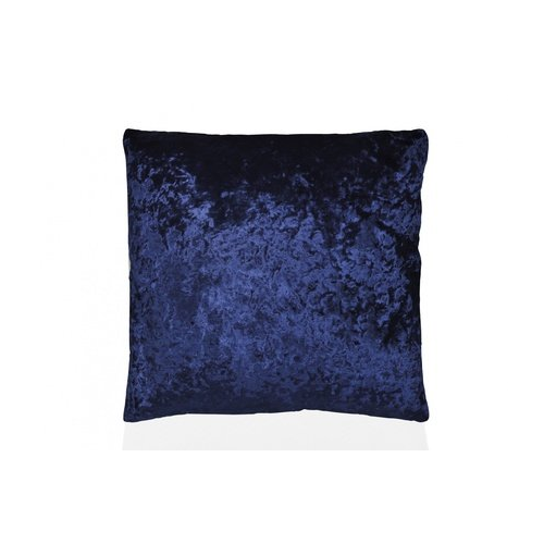 Подушка бархатная Blue Velvet, 45х45 см, темно-синяя AX67227 Andrea House