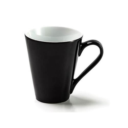 Кружка Putoisage noir (220 мл), черная 737830 3063 Tunisie Porcelaine