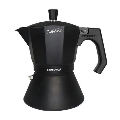 Гейзерная кофеварка CafeSi Noir (350 мл), на 6 чашек PEN 8406 Pensofal
