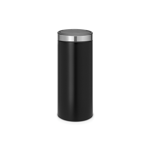 Мусорный бак Touch Bin New (30 л), черный матовый 115448 Brabantia