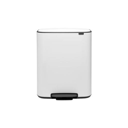 Мусорный бак Pedal Bin Bo (2х30 л), белый 211447 Brabantia