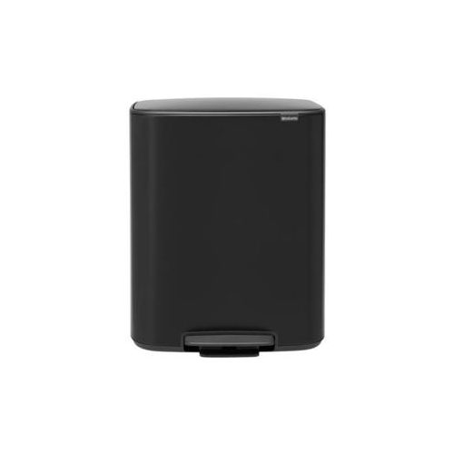 Мусорный бак Pedal Bin Bo (2х30 л), черный матовый 211508 Brabantia