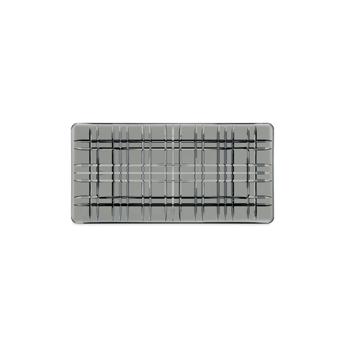 Блюдо прямоугольное Square, 28х14 см, серое 101452 Nachtmann