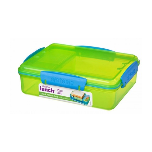 Контейнер с разделителями Lunch (975 мл), 19.7х15.8х5.85 см 41482 Sistema