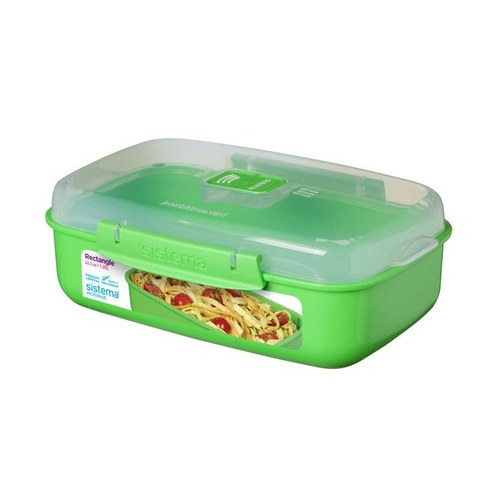 Контейнер прямоугольный Microwave (1.25 л), 23.2х14.9х7.8 см 21114 Sistema