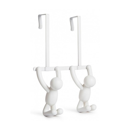 Вешалка надверная Buddy, 4 крючка, белая 1004260-660 Umbra