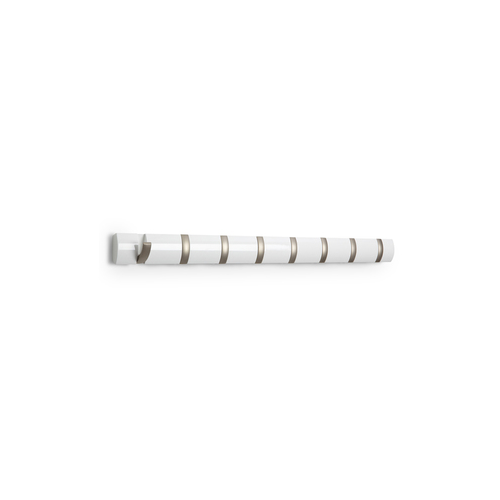 Вешалка настенная Flip, 8 крючков, 81.5 см, белая 318858-660 Umbra