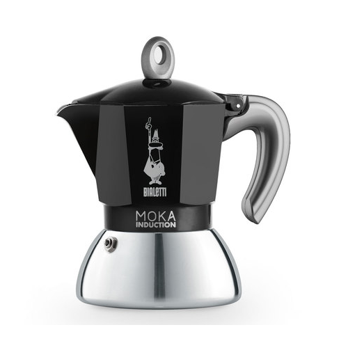 Гейзерная кофеварка Moka Induction, на 2 чашки, черная 0006932/NP Bialetti