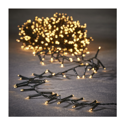 Гирлянда String light, 368 ламп, теплый белый свет, 27.6 м, работает от батареек 83791 Luca lights