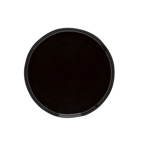 Тарелка Lagoa Eco-Gres, 21 см, черная 1LOP211-01116K Costa Nova