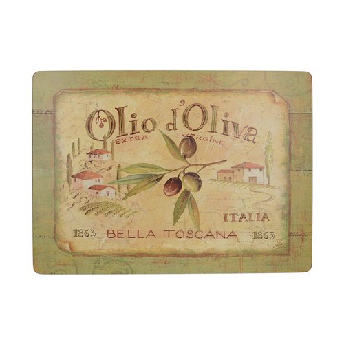 Салфетка подстановочная Olio D Oliva, 40х29 см, 4 шт 5169661 Creative Tops