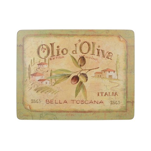 Салфетка подстановочная Olio D Oliva, 23x30 см, 6 шт 5169668 Creative Tops