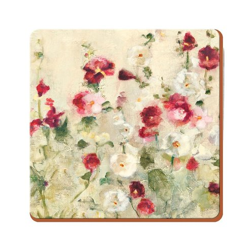 Подставка пробковая Wild Field Poppies, 10х10 см, 6 шт 5176710 Creative Tops