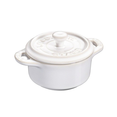 Мини-кокот круглый Ceramic, 10 см, слоновая кость 40511-997 Staub