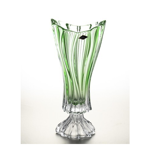 Ваза для цветов Plantica, 40 см, зеленая 31006 Aurum Crystal