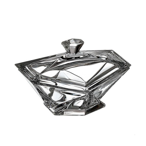Конфетница с крышкой Origami, 16 см 34960 Crystalite Bohemia