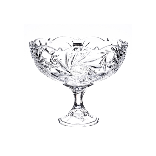 Конфетница на ножке Pinwheel, 22 см 21636 Crystalite Bohemia