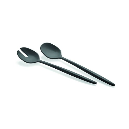 Приборы для салата Tierra, 28 см, черные 106152209 Guzzini