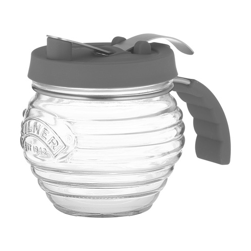Банка для меда и сиропов с дозатором (400 мл), 12х10 см K_0025.026V Kilner