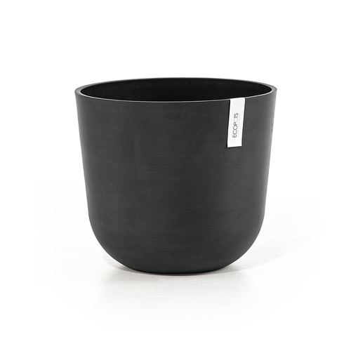Кашпо Oslo, 35х30.5 см, антрацит 74.029.35A ECOPOTS