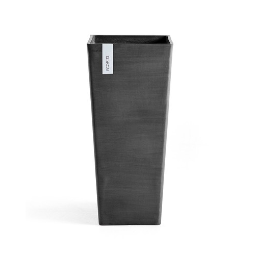 Кашпо Rotterdam high, 32х32х70 см, антрацит 74.007.60A ECOPOTS