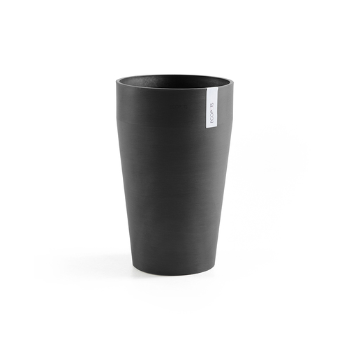 Кашпо Sankara middle, 35х55 см, антрацит 74.020.55A ECOPOTS