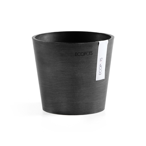 Кашпо Amsterdam, 13х11.5 см, антрацит 74.009.13A ECOPOTS