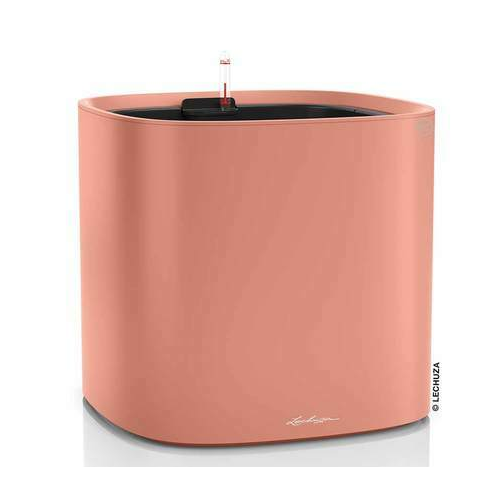 Кашпо Pila Color Planter, 35x35x33 см, коралловое, все-в-одном 15908 Lechuza