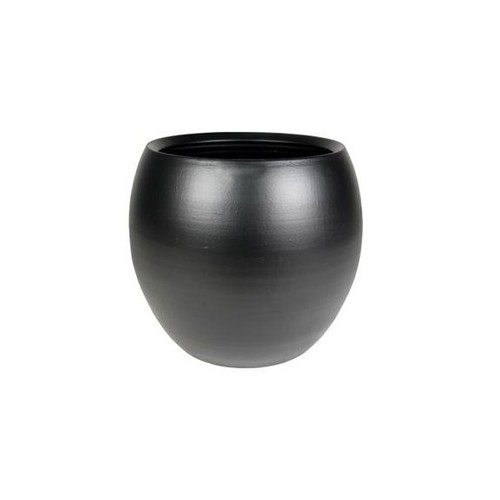 Кашпо керамическое Cresta, 19х16 см, черное 163571 Ter Steege