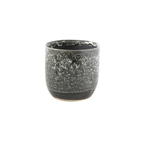 Кашпо керамическое Daan, 14х13 см, серо-черное 154262 Ter Steege
