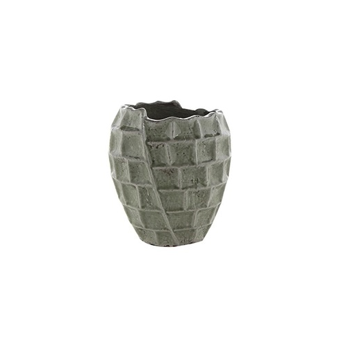 Кашпо керамическое высокое Square Design, 21х23 см, мятное 153598 Ter Steege