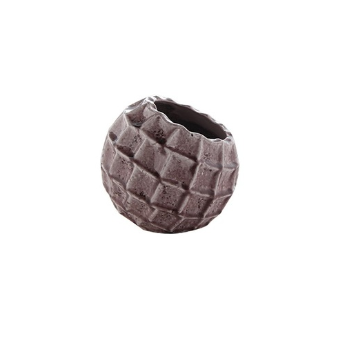 Кашпо керамическое Square Design Шар, 21х19 см, розовое 153601 Ter Steege