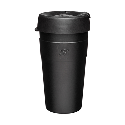 Термокружка Thermal L Black (454 мл), черная TBLA16 KeepCup