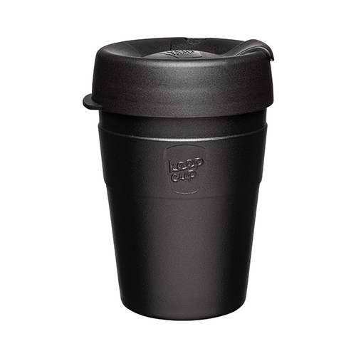 Термокружка Thermal M Black (340 мл), черная TBLA12 KeepCup