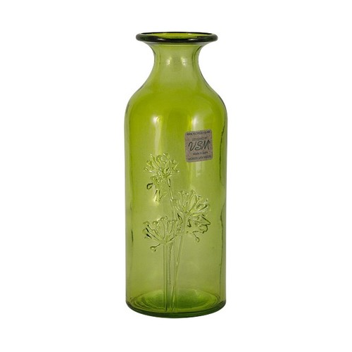 Ваза Citron Breeze, 19 см, зеленая VSM-4799-DB750 Vidrios San Miguel
