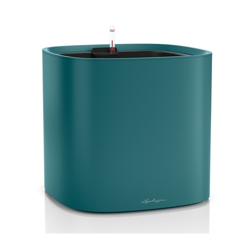 Кашпо Pila Color Planter, 35x35x33 см, сине-зеленое, все-в-одном 15902 Lechuza