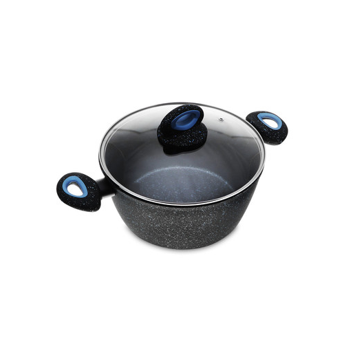 Кастрюля с крышкой Stonetic Pro (2.3 л), 20х11 см SYB-S124AK-0520 KITCHENSTAR