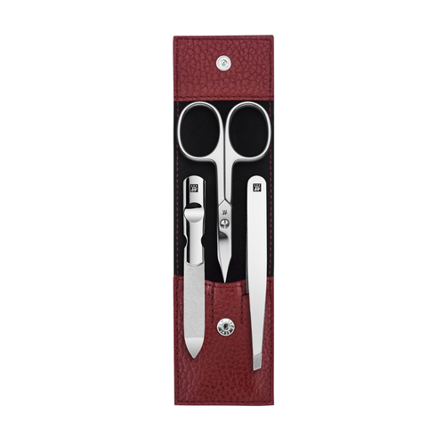 Маникюрный набор Inox, 3 пр., красный 97684-003 Zwilling