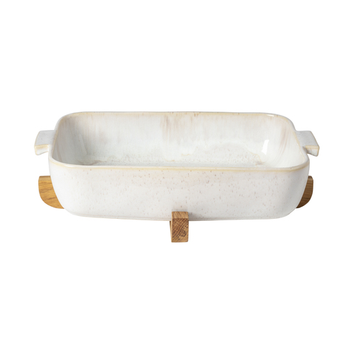 Блюдо для запекания Eivissa Sand beige, 40.7х27.6х12.6 см CPR402-SND(CPR402-02819T) Casafina By Costa Nova