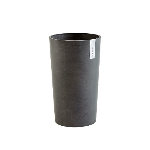 Кашпо Amsterdam mid high, 34х66 см, антрацит 74.022.66A ECOPOTS