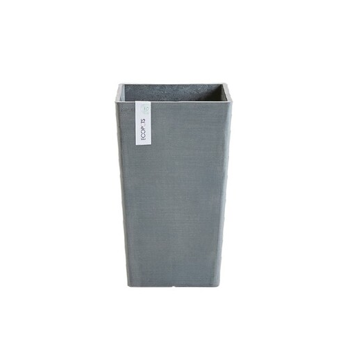 Кашпо Rotterdam middle, 30х30х56 см, серое 74.023.56G ECOPOTS
