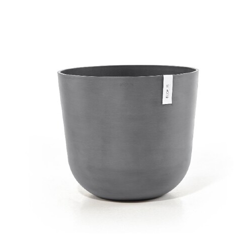 Кашпо Oslo, 25х22 см, серое 74.029.25G ECOPOTS