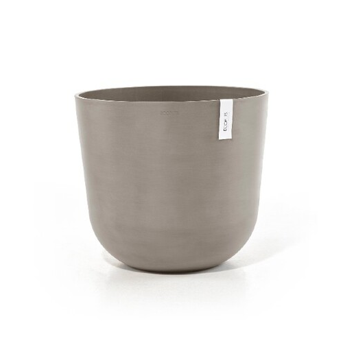 Кашпо Oslo, 25х22 см, серо-коричневое 74.029.25T ECOPOTS