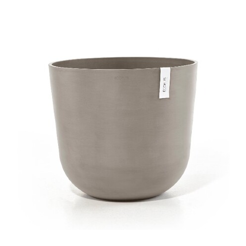 Кашпо Oslo, 35х30.5 см, серо-коричневое 74.029.35T ECOPOTS