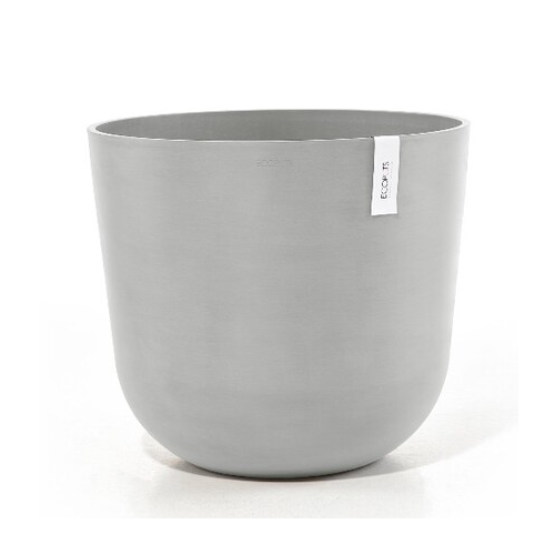 Кашпо Oslo, 55х48 см, светло-серое 74.029.55S ECOPOTS